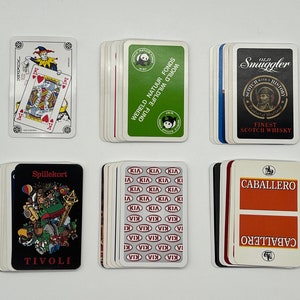 Set Vintage Joker Karten (Klassische Spielkarten) Joker Karten Sammlung (Ersatzkarten) Tauschkarten (Kunst & Handwerk) Karten Set - Lot 18