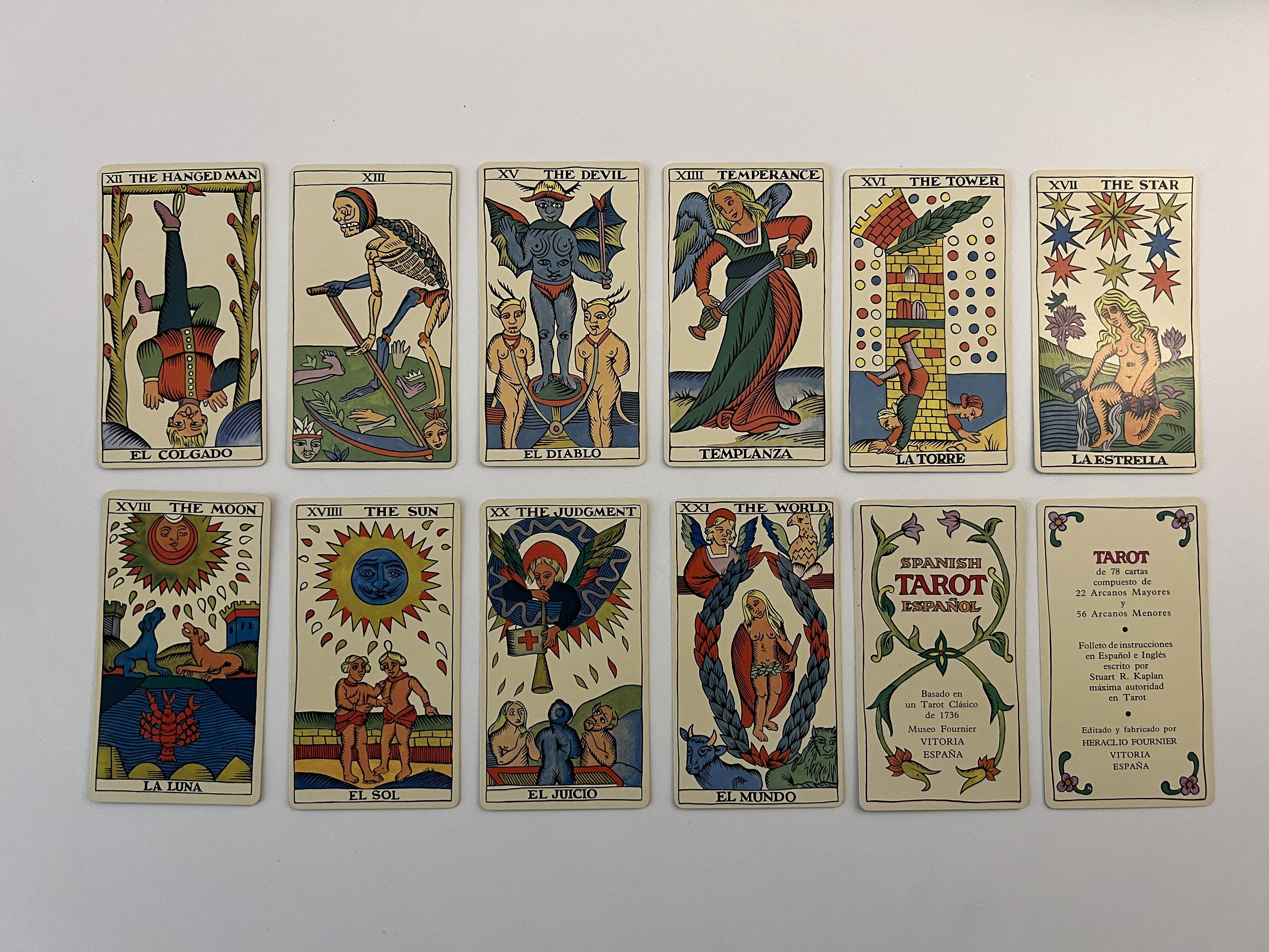TAROT ESPAÑOL - HERACLIO FOURNIER original fabricado en España - 78 cartas  color EUR 27,25 - PicClick FR