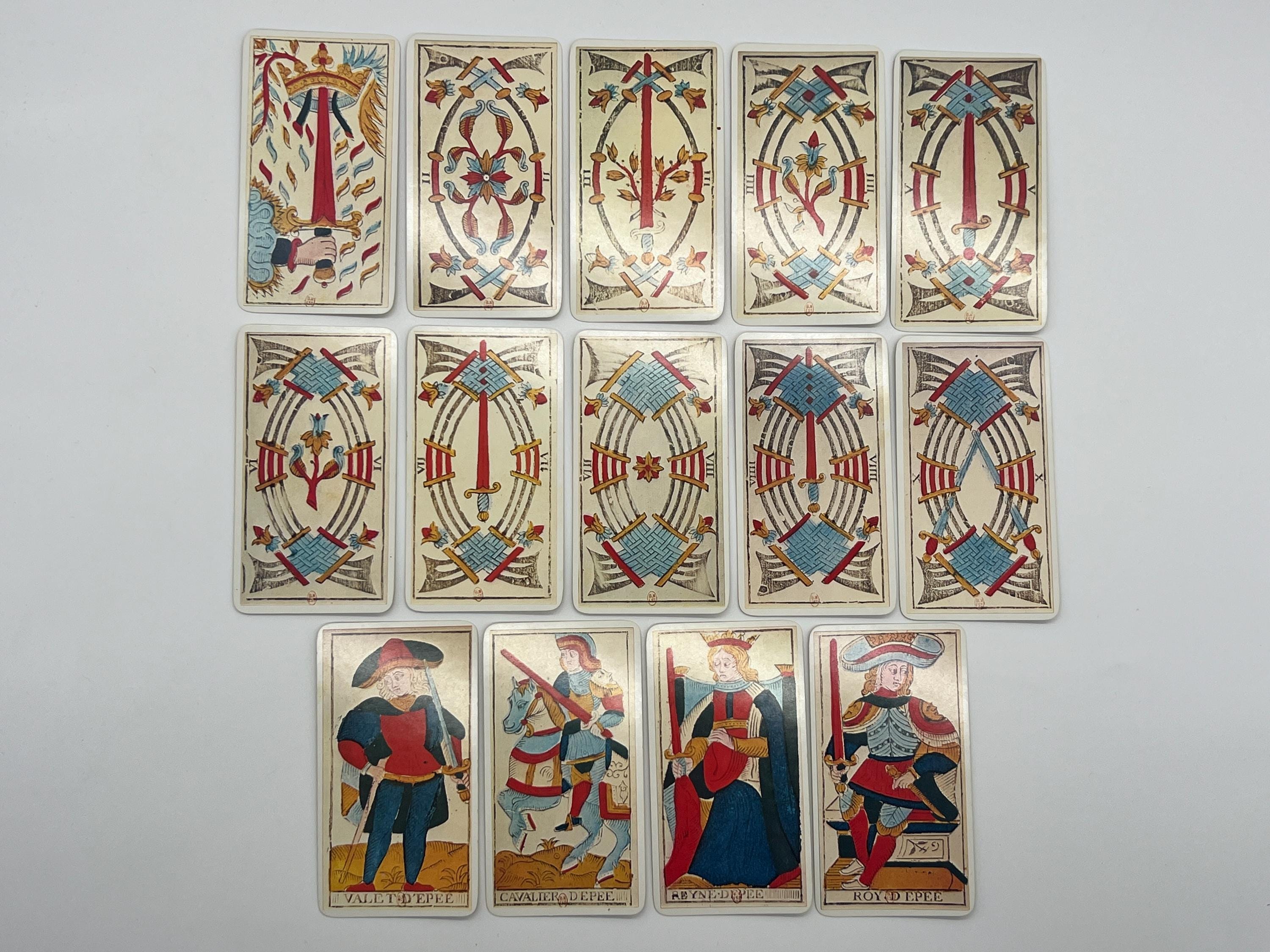 Vintage (1980) Tarot De Marseille by Nicolas Conver (1760 Edition