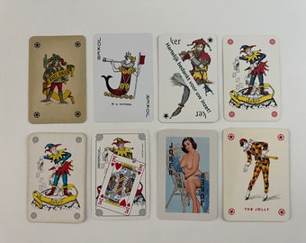 vintage Joker Playing Cards - Single Card - Joker Collection - Swap Cards - Remplacement - Arts & Crafts - Lot 31