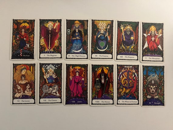 Vintage the Sacred Rose Tarot (1982) by Agmuller (illustrations by