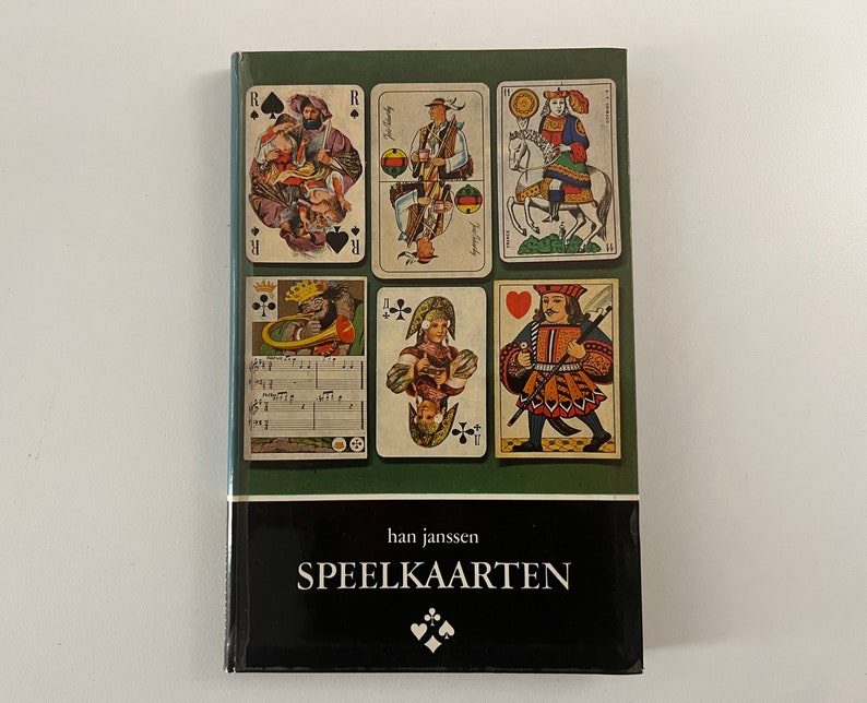 Vintage Book 1965 Speelkaarten by Han Janssen Playing Cards Illustrated Book Dutch Edition Boek Speelkaarten Netherlands image 1