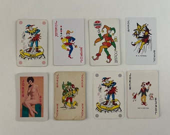 Vintage Joker Playing Cards - Single Card - Joker Collection - Swap Cards - Replacement - Arts & Crafts - Lot 22