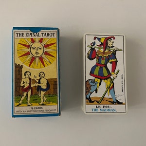 Tarot d'Epinal vintage Edité par B.P. Grimaud (1979) Tarot de Marseille traditionnel (fabriqué en France) Jeu de tarot de Besançon