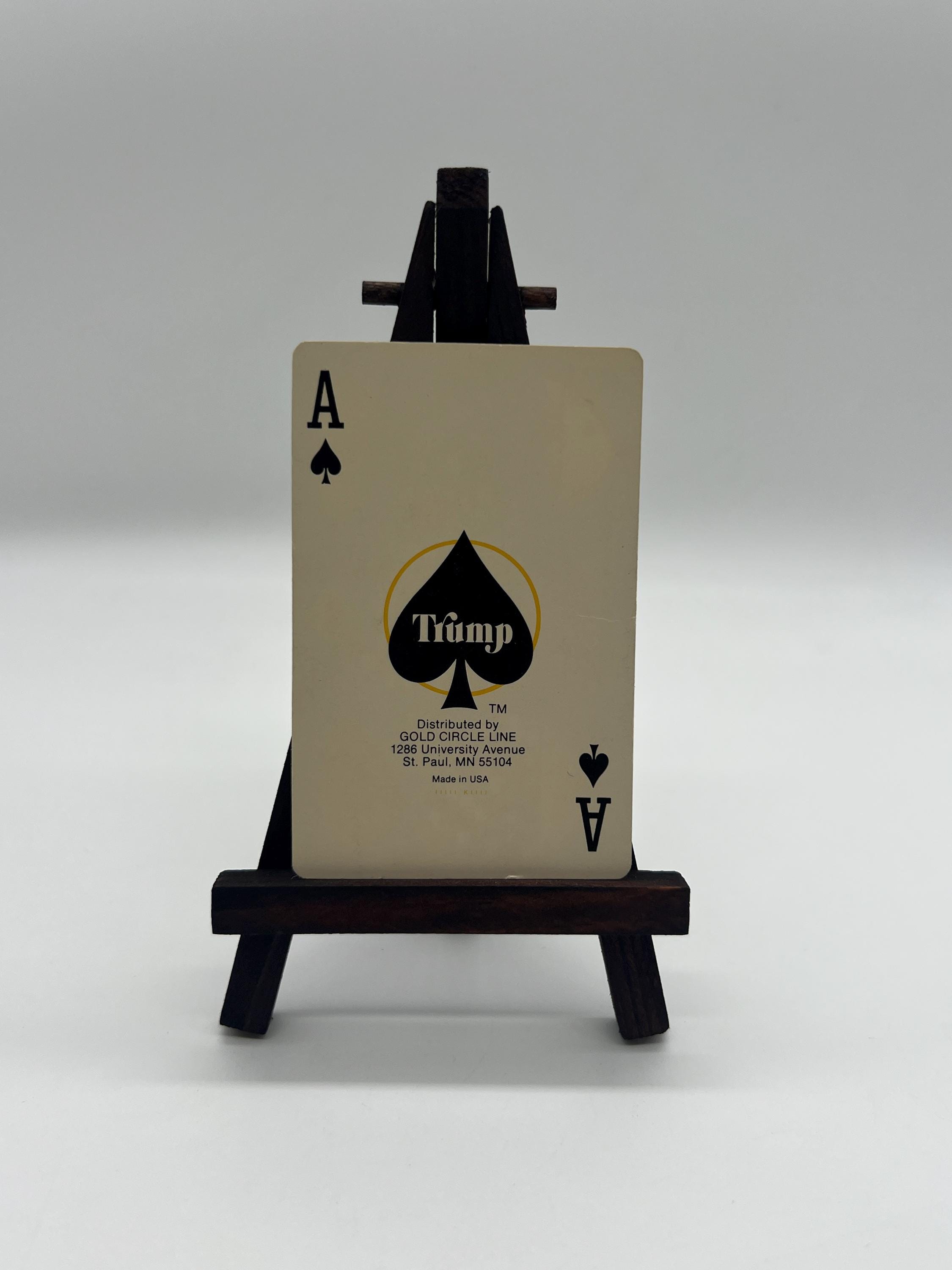 Vintage Ace of Spades Playing Cards (single Death Card) Spadille