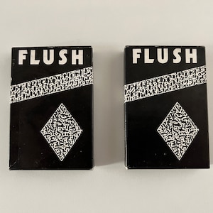 Naipes holandeses vintage (1973) Flush - Primera edición - Baraja doble de Renée Bouws y Raymond Titus Hirs - Publicado en los Países Bajos
