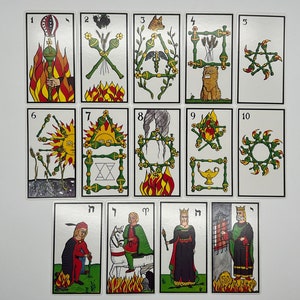 El Grand Tarot Esoterico 1976 by Fournier Vintage Edition Spanish Tarot Deck Deck Out of Print Classic Tarot published in Spain image 5