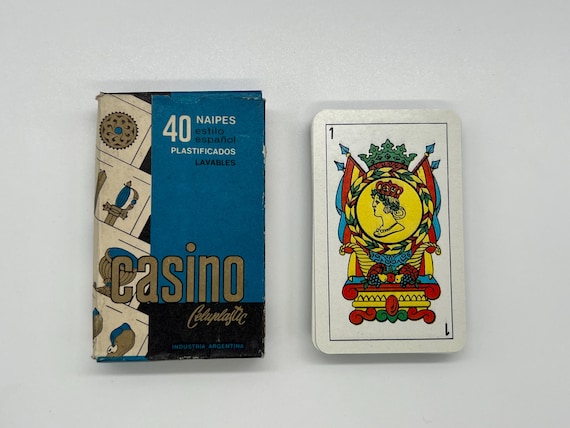 Vintage (1980s) Naipes Casino Playing Cards by Justo Rodero E