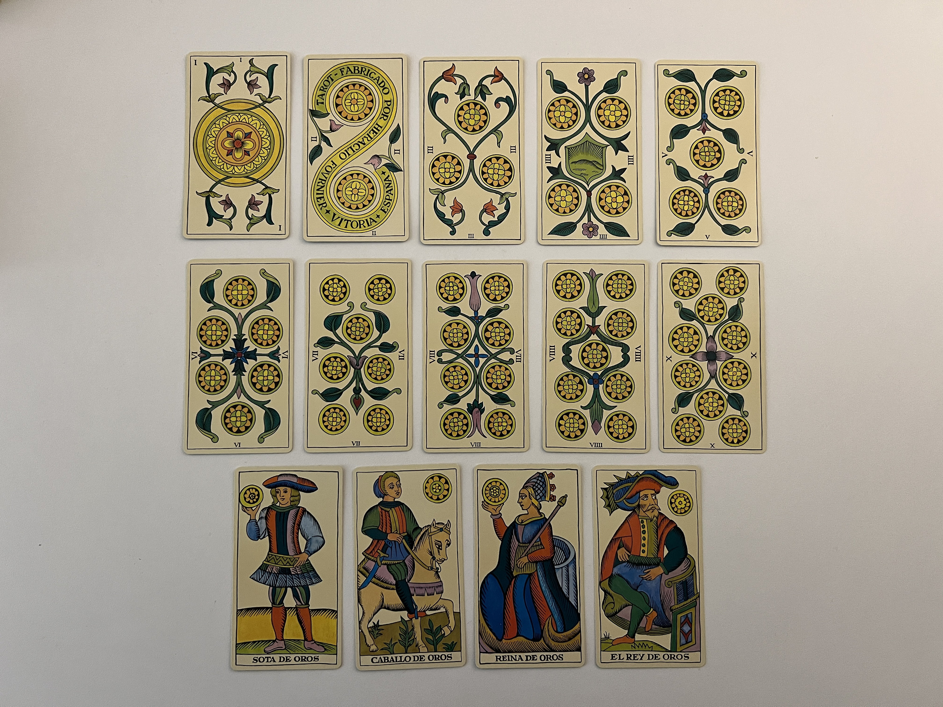 Minor Arcana Single Card (spanish Tarot 1975) Tarot Español by