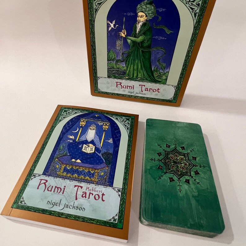 Rumi Tarot by Nigel Jackson book Cards Islamic Tarot Etsy Canada