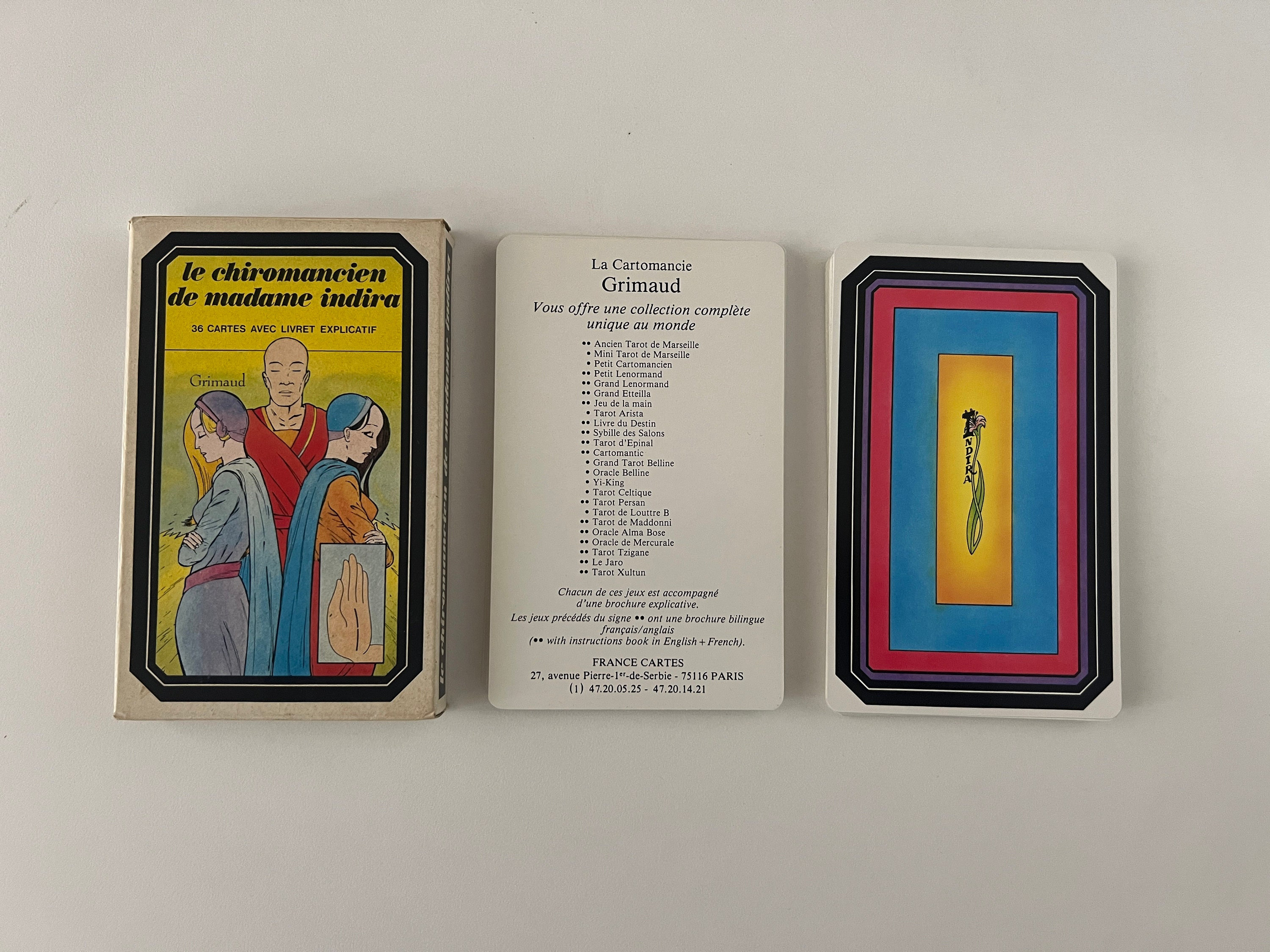 Le Tarot Persan de Mme Indira