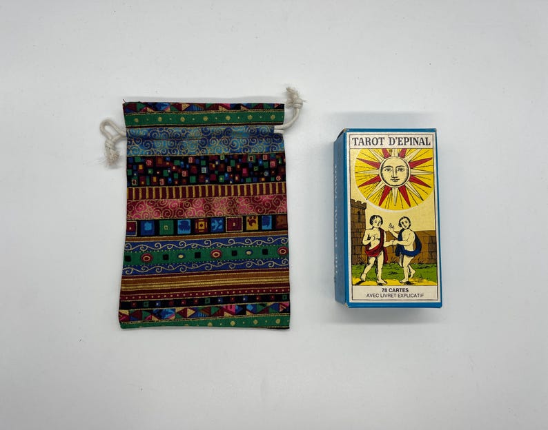 Mystical Tarot Bags (Made with Soft Fabric) ideal for Oracles, Runes, Tarot Cards (Esoteric & Hippie Colors Designs) Tarot Case 4) Purple Shadows