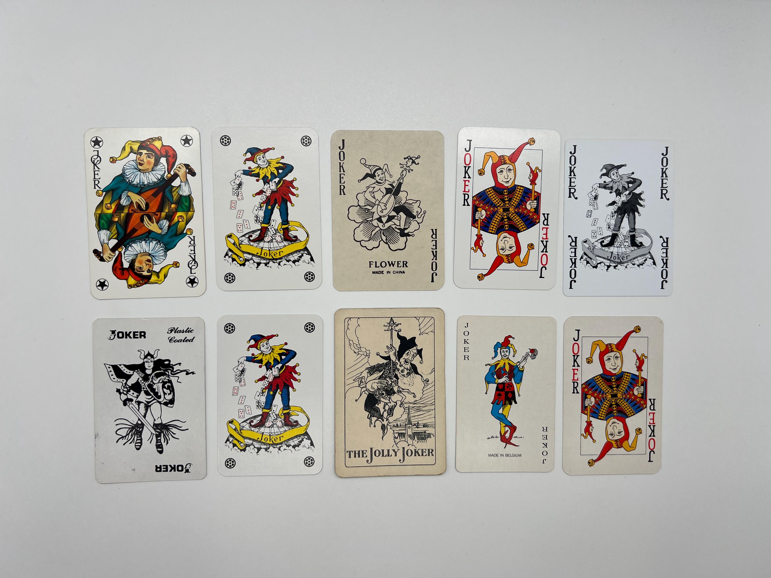 Vintage Joker Cards (classic Playing Cards) Joker Card