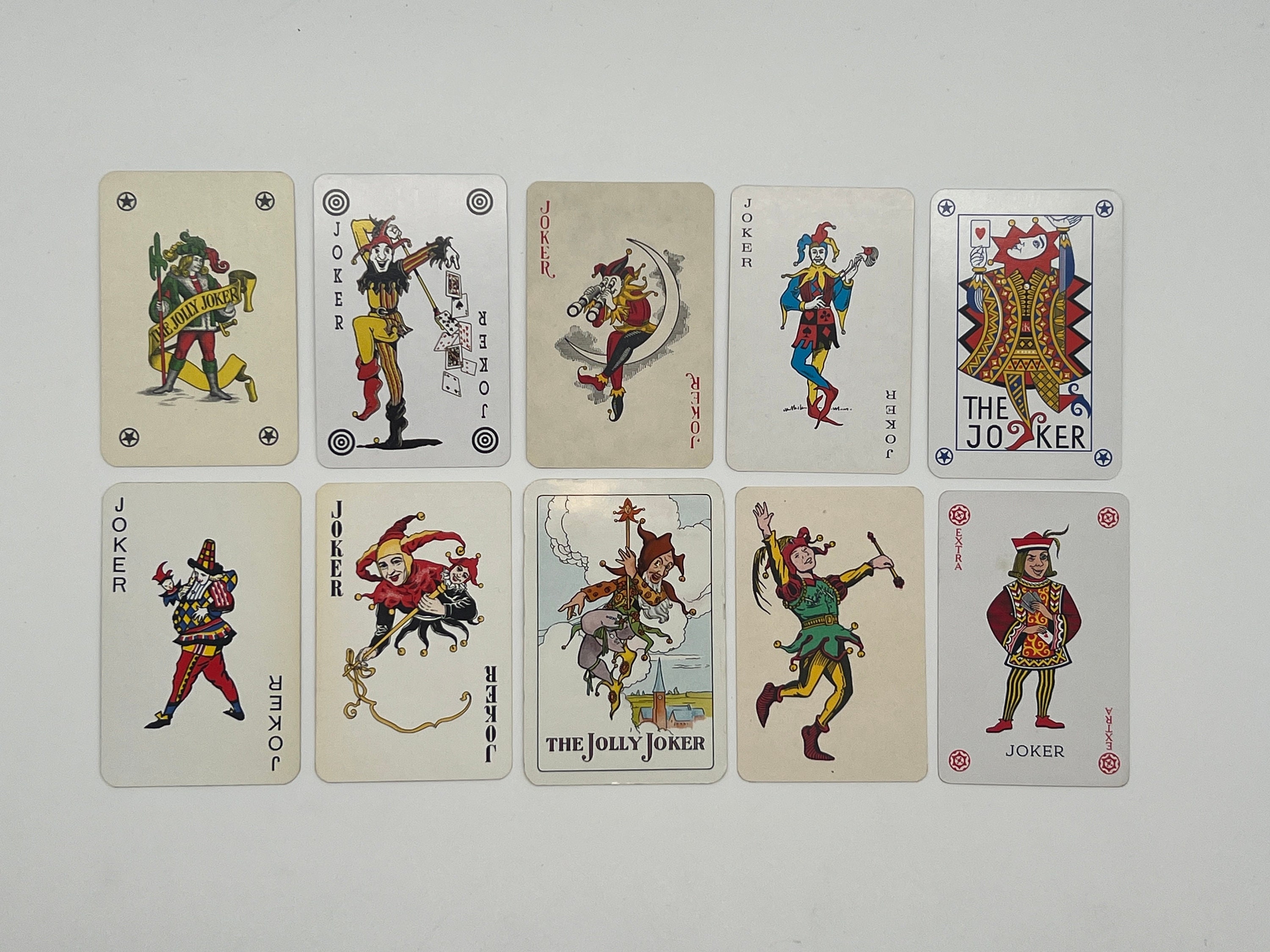 Vintage joker cards - Etsy 日本