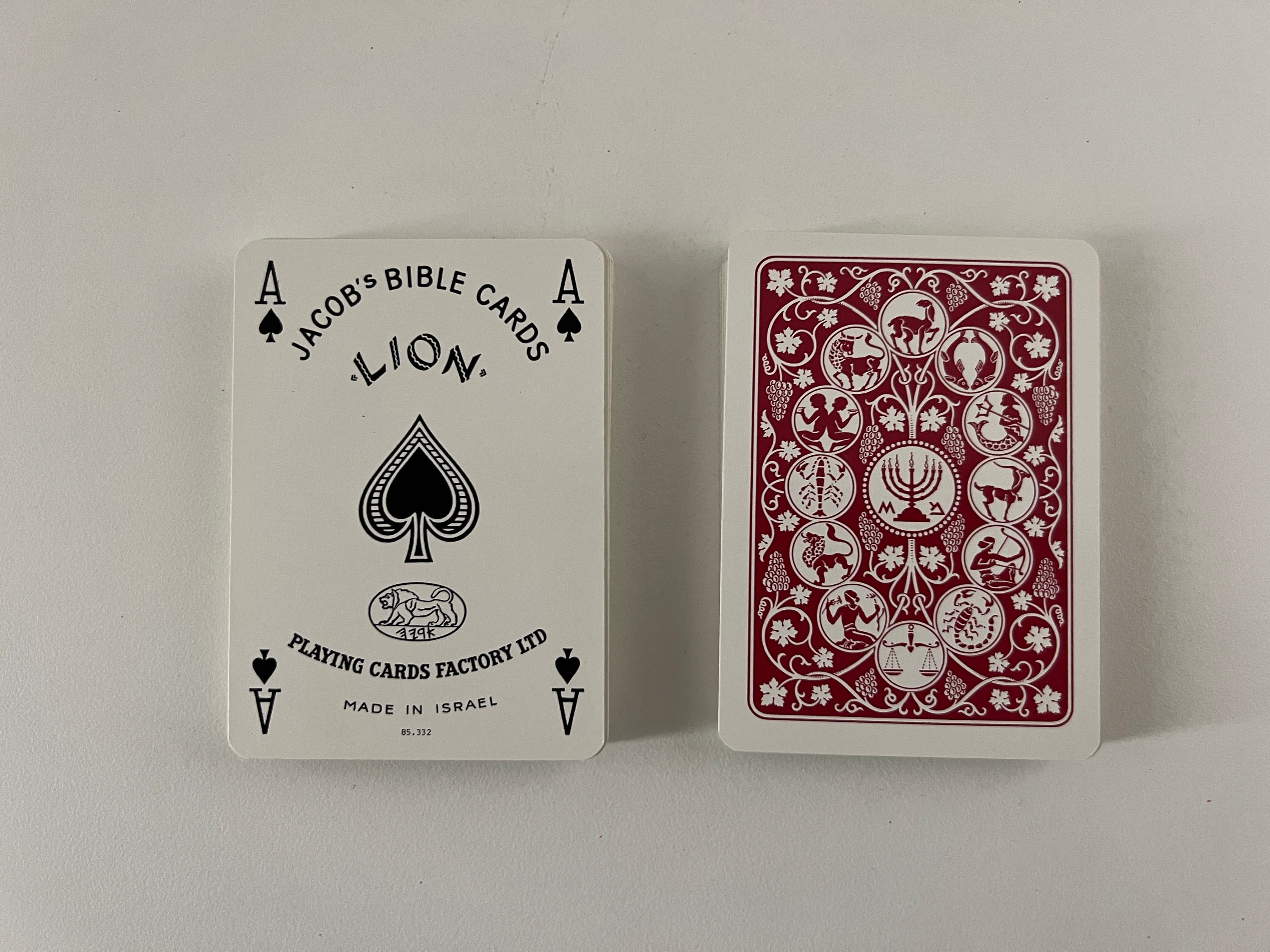 Coffret De Cartes Jacob's Bible Cards - Lion Playing Cards - NEUF Scellé