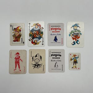 Mini carte Joker vintage (carte da gioco classiche) Collezione di carte Joker (carte sostitutive) Arti e mestieri (carte di scambio) Set di carte - Lotto 38