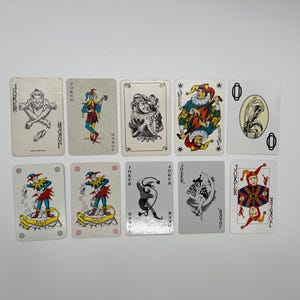 Vintage Joker Cards (Classic Playing Cards) Joker Card Collection (Ersatzkarten) Arts & Crafts (Tauschkarten) Kartenset - Lot 44