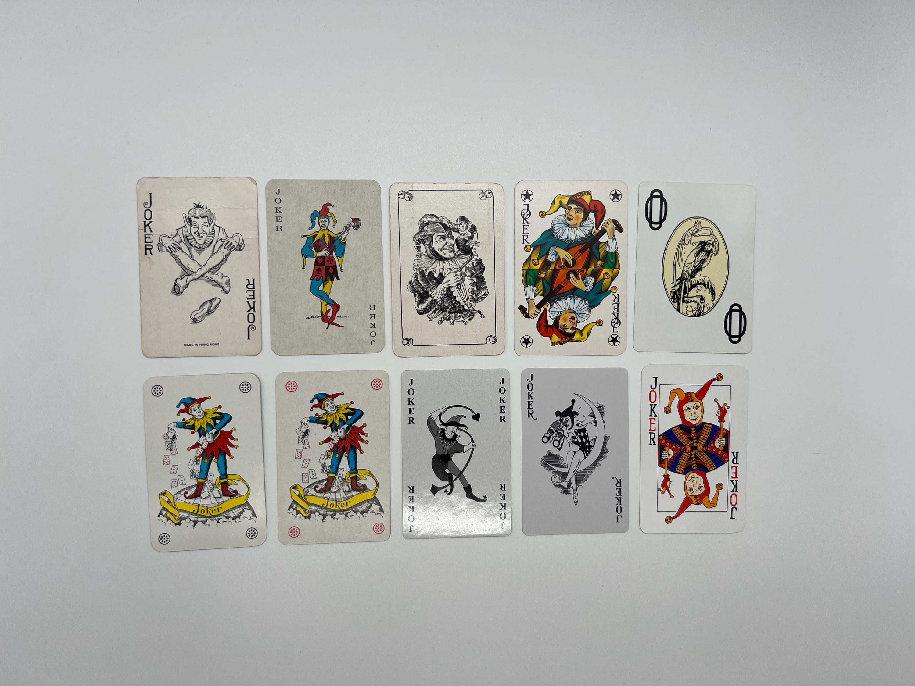 Vintage Joker Cards (classic Playing Cards) Joker Card Collection