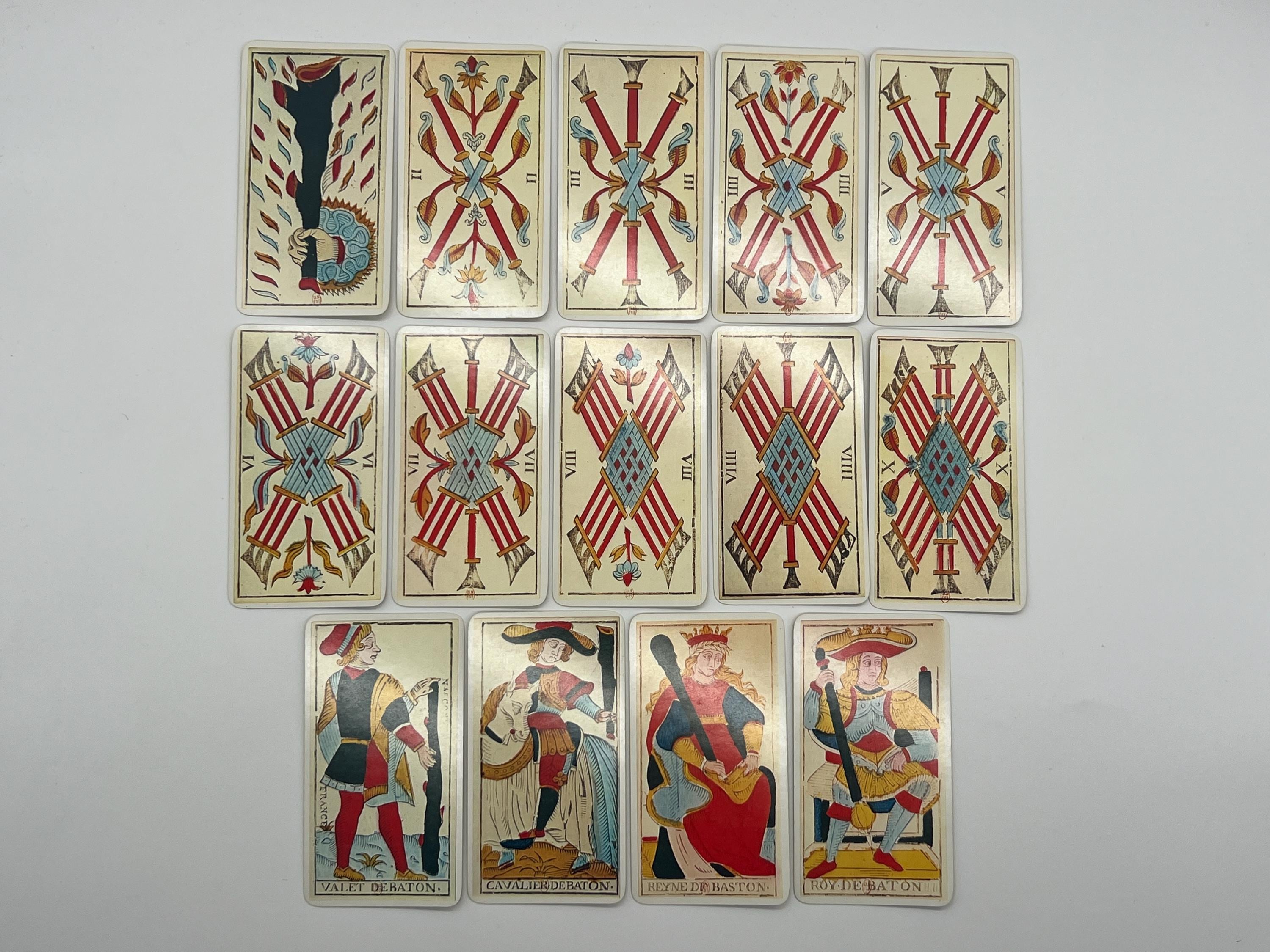 Vintage (1980) Tarot De Marseille by Nicolas Conver (1760 Edition