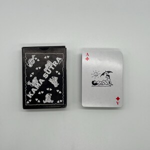 Vintage (1989) Kama Sutra Spielkarten von Leo's (Veröffentlicht in Belgien) Erotische Spielkarten (Traditionelle Spielkarte) Bridge Poker, Rummy