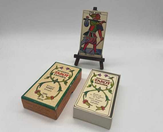 Vintage Spanish Tarot (1978) Tarot Español by Fournier (rare