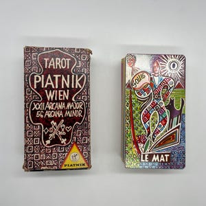 TARO 武者修行 ビラ パンフレット セット Tarot Piatnik Wien (1974) Rudolf Pointner Tarot (published by