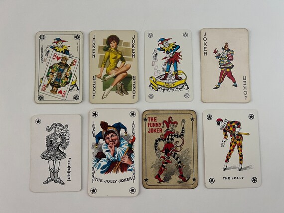 Vintage Joker Playing Cards Single Card Joker Collection Swap Cards  Replacement Arts & Crafts Lot 23 - Etsy