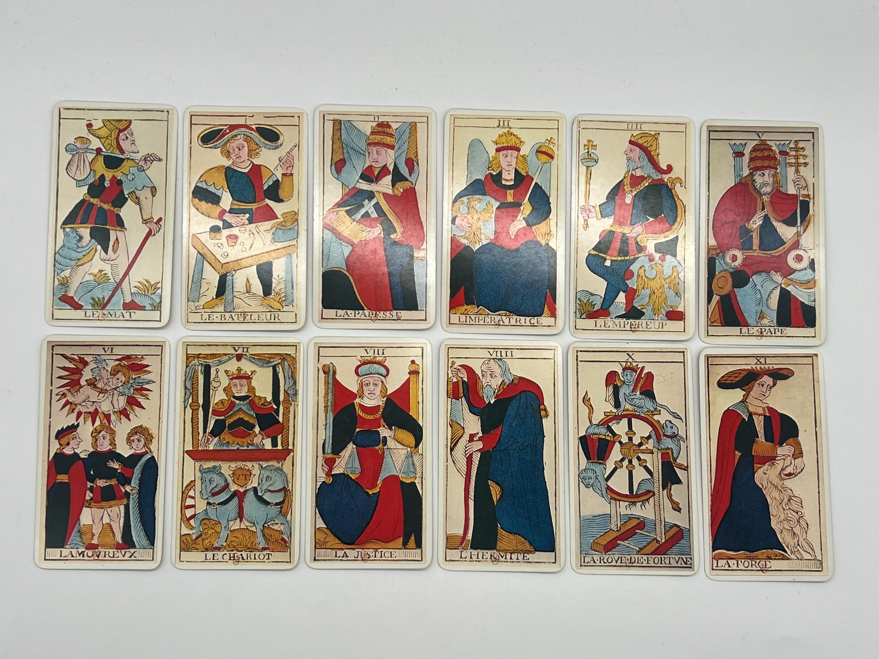 Vintage (1980) Tarot De Marseille by Nicolas Conver (1760 Edition