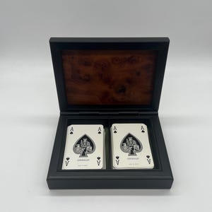 Set di carte da gioco Hector Saxe Double Deck vintage (anni '80) (pubblicato in Francia) Carte di B. P. Grimaud (set di carte da gioco di lusso)