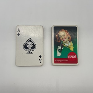 Vintage (1970er Jahre) Coca-Cola Spielkarten (Advertizing Playing Cards) In den USA veröffentlicht) (Coke Coca Cola Cards) Sammlerstück OOP