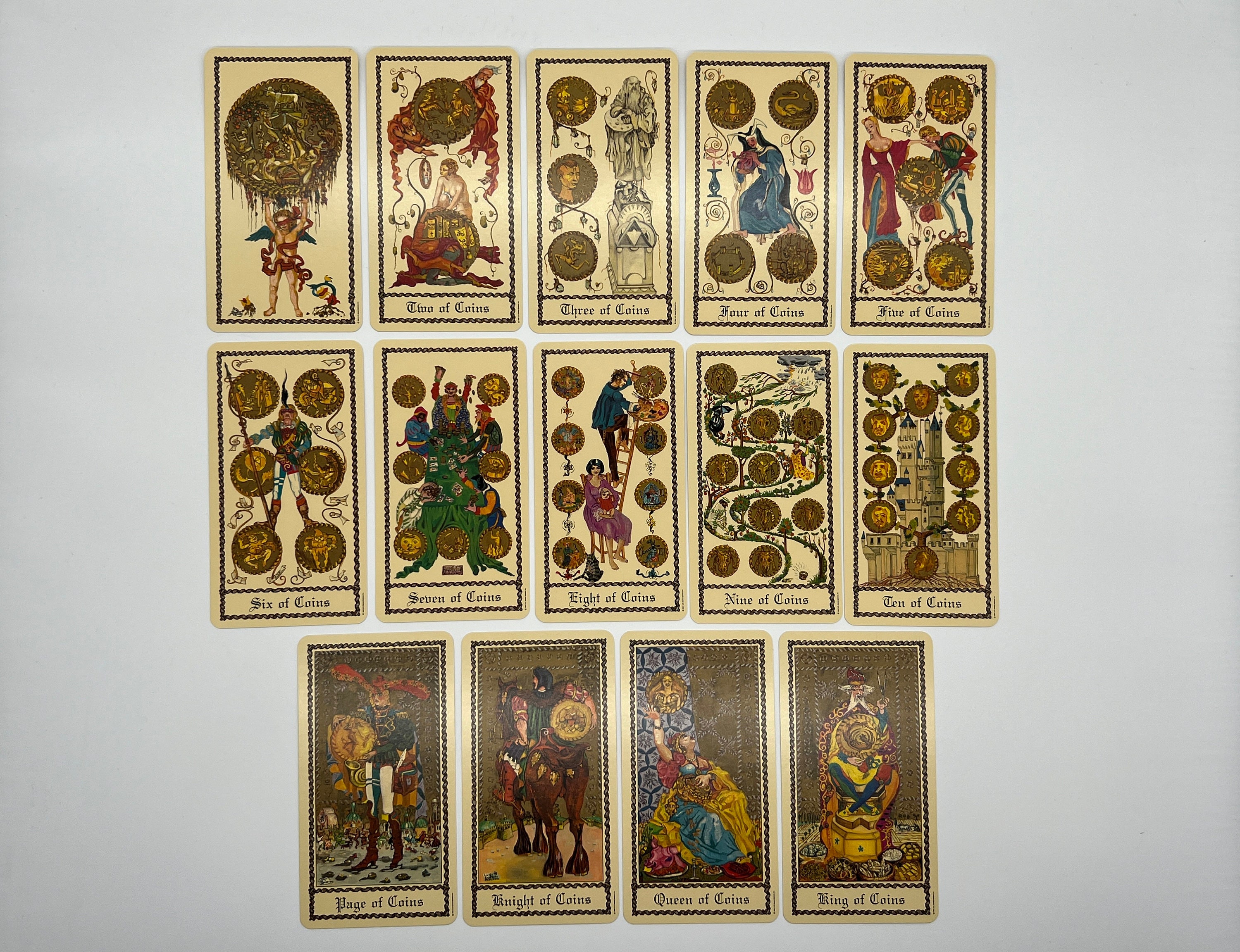 The Medieval Scapini Tarot (1985) by U.S. Games Systems (designed