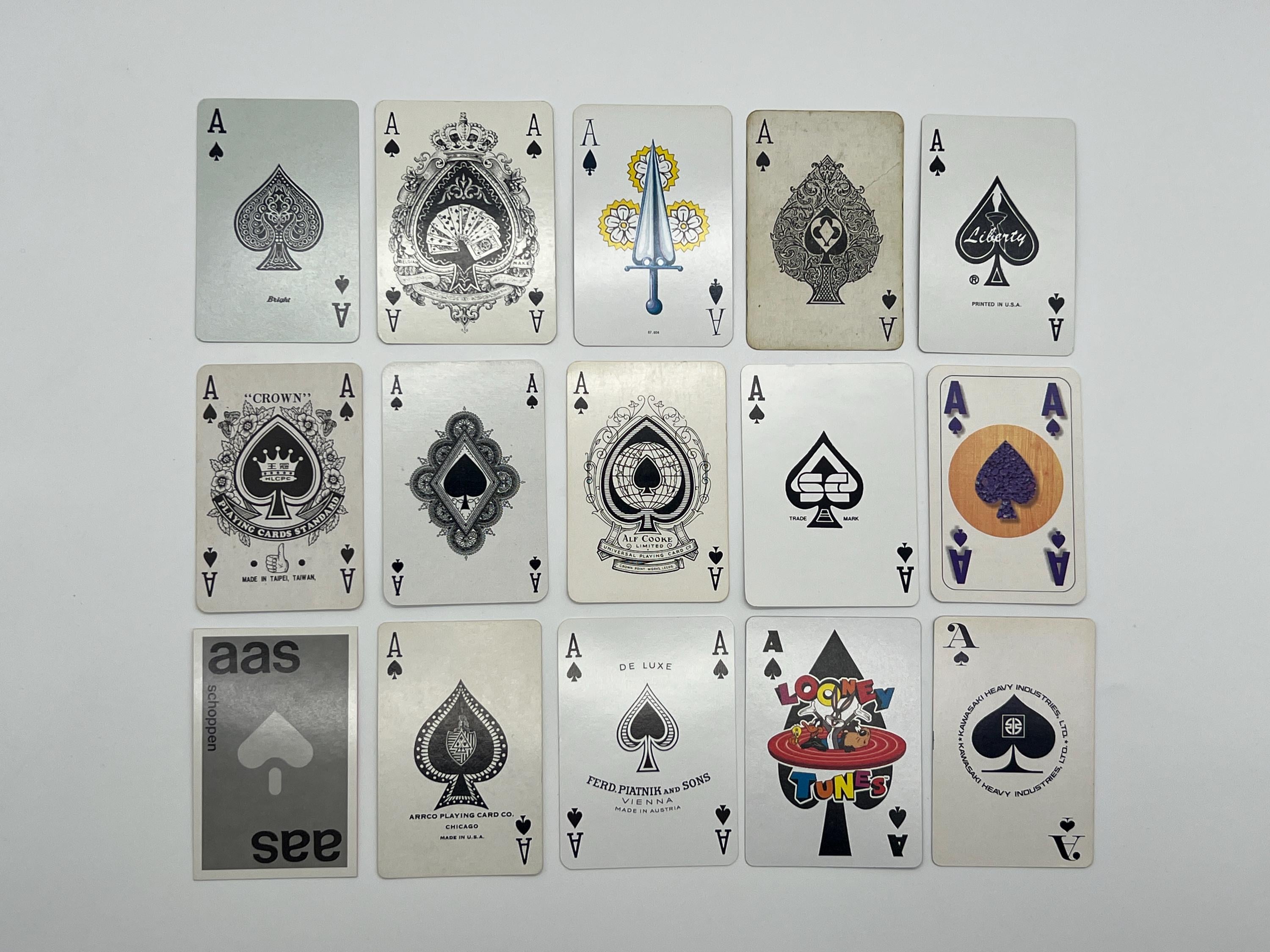 ヴィンテージ スペードのエース トランプ（シングルデスカード