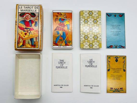 Vintage (1983) Le Tarot De Marseille by Maritxu De Guler