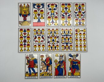 Vintage (1963) Ancien Tarot De Marseille by B. P. Grimaud