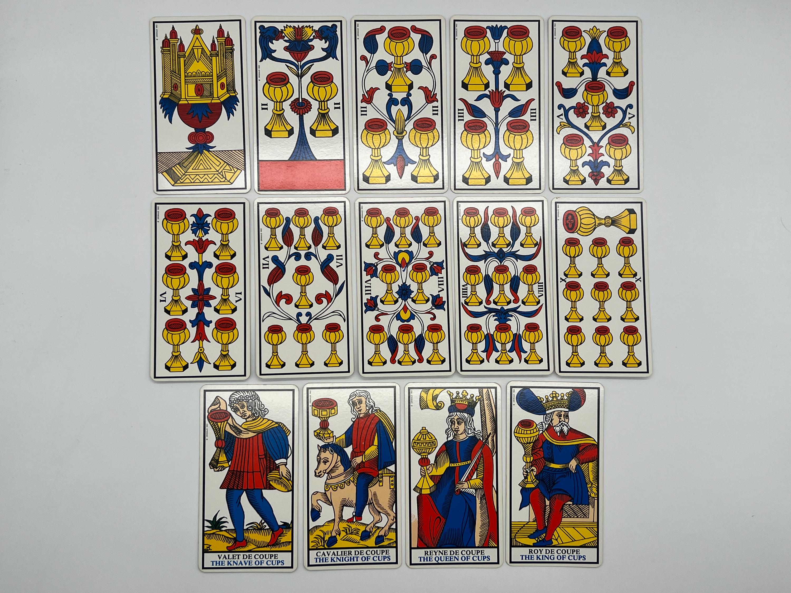 【 VINTAGE】ANCIENT MARSEILLES TAROT Vintage (1963) Ancien Tarot De Marseille by B. P. Grimaud