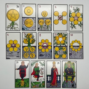 El Grand Tarot Esoterico 1976 by Fournier Vintage Edition Spanish Tarot Deck Deck Out of Print Classic Tarot published in Spain image 7