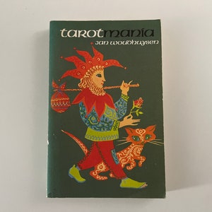 Livre vintage (1980) Tarotmania de Jan Woudhuysen - Livre de cartes de tarot - Édition néerlandaise - Boek over Tarot - Pays-Bas