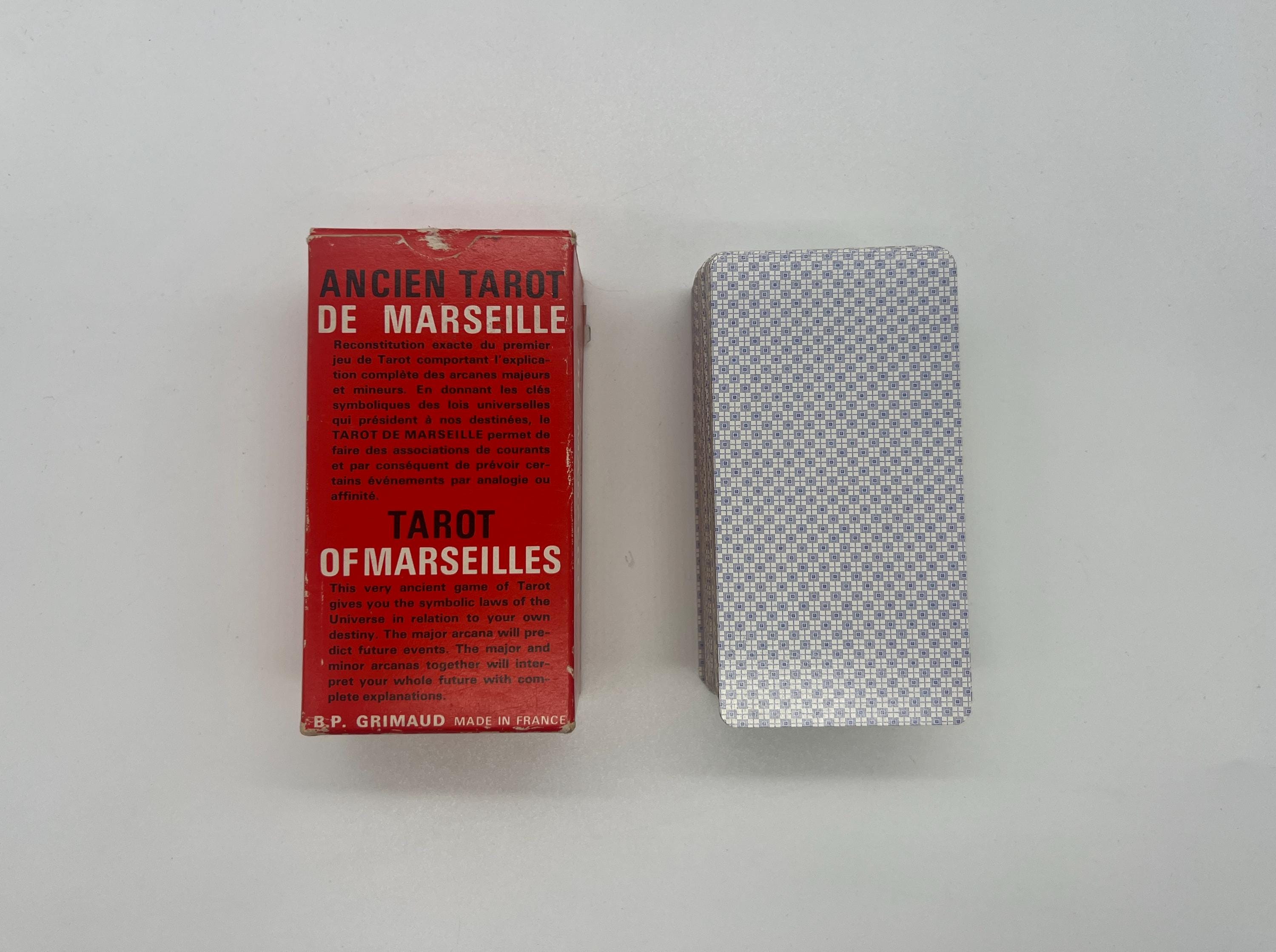 Vintage (1963) Ancien Tarot De Marseille by B. P. Grimaud