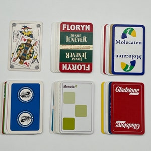 Set Vintage Jokerkarten (klassische Spielkarten) Jokerkartensammlung (Ersatzkarten) Wechselkarten (Kunst & Handwerk) Kartenset - Lot 13