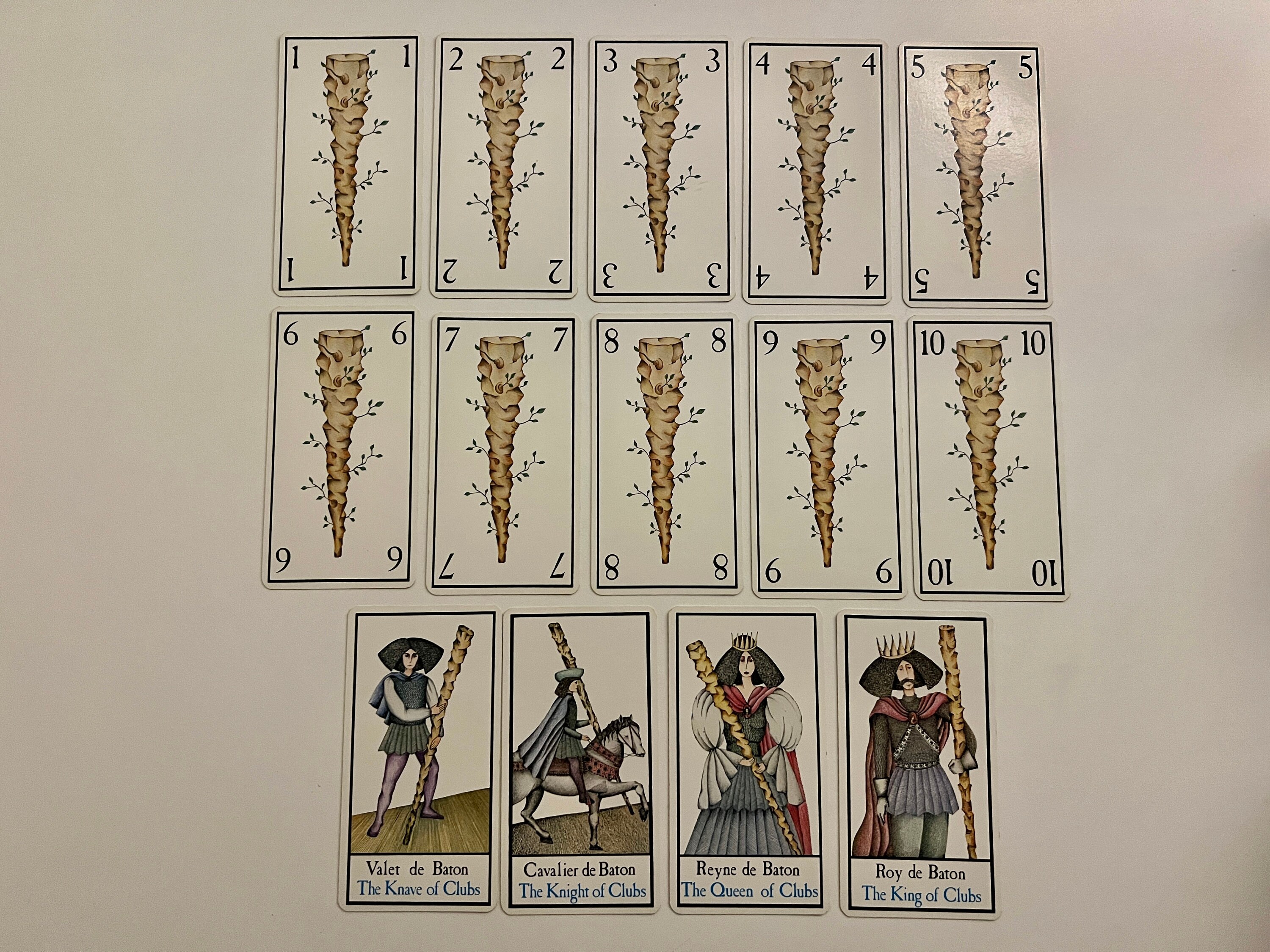 Minor Arcana Single Card (tarot Maddonni 1981) French Tarot