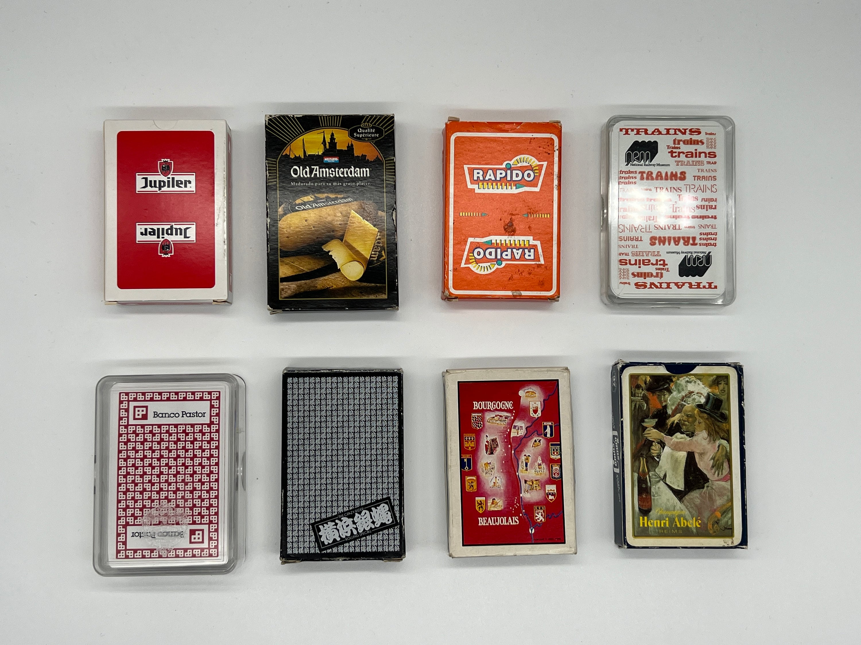 European Vintage Playing Cards poker, Bridge, Patience, Canasta 
