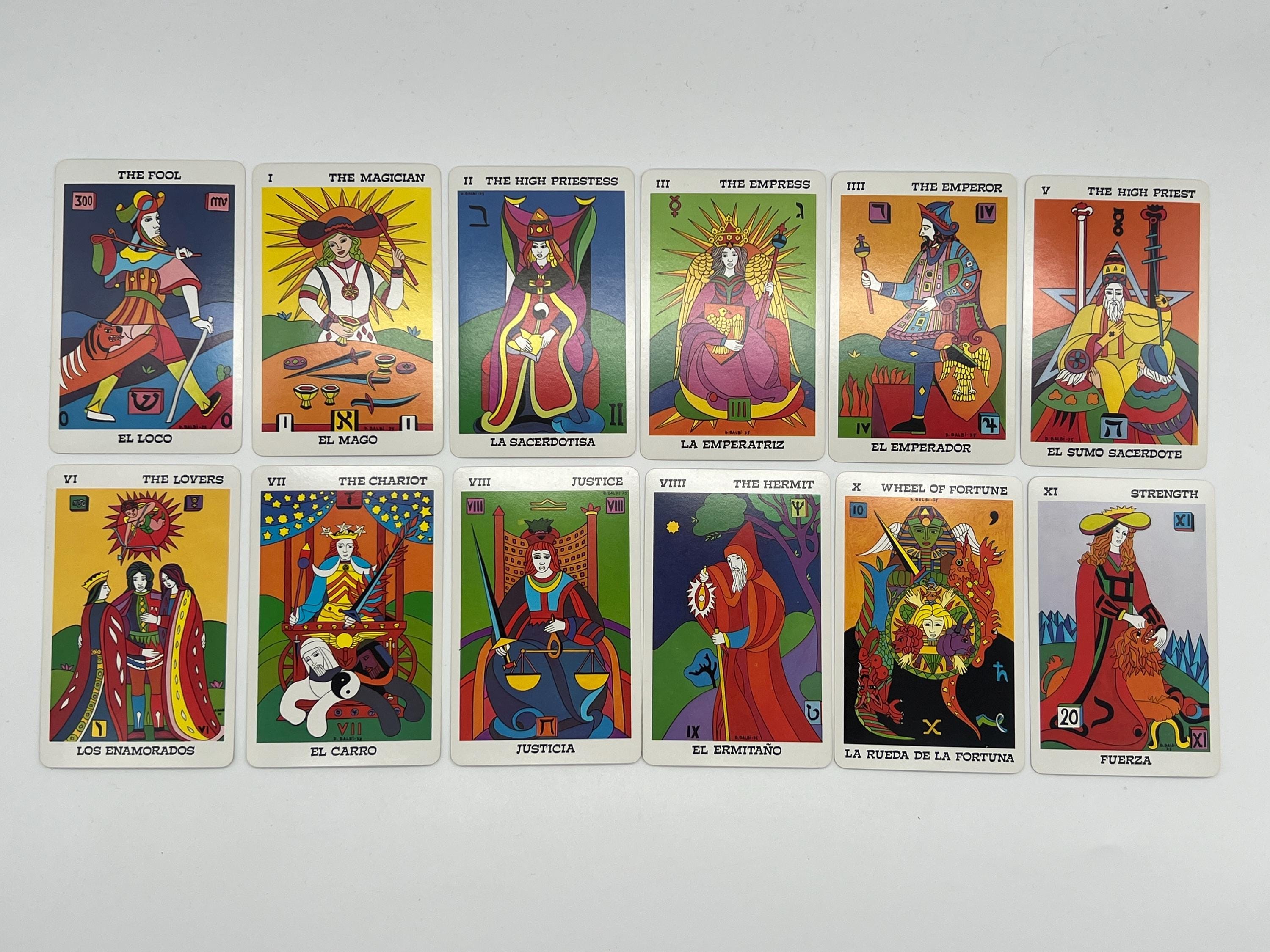 RARE Balbi Tarot (1976) by Fournier (designed by Domenico Balbi