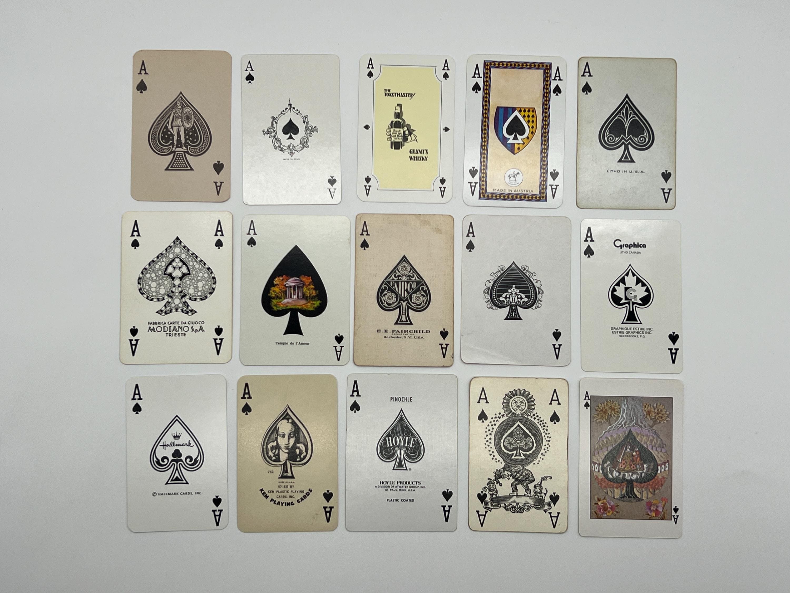 新品未使用のACE OF SPADES×PKCZ✖️38枚 Vintage Ace of Spades Playing Cards (single Death Card) Spadille