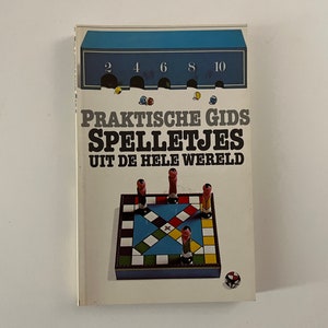 RARE Vintage Book (1984) Guía práctica de juegos de todo el mundo - Holandés - Boek Speelkaarten, Speelgoed, Spellen - Países Bajos
