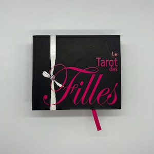 Le Tarot des Filles Coffret (Libro + Carte) Il set di tarocchi delle ragazze (Pubblicato da De Vecchi Editions) Made in France (Tarocchi delle donne francesi) OOP