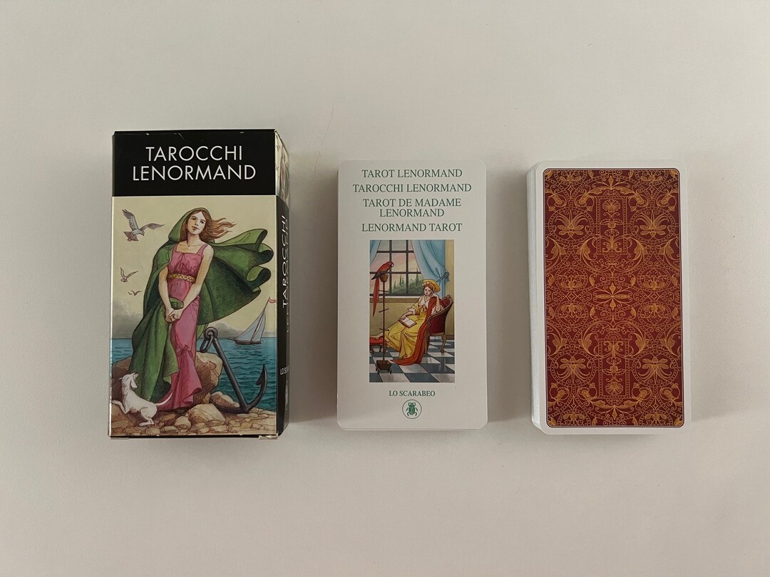 Vintage 2000s Tarot Lenormand tarocchi Lenormand By Ernest 