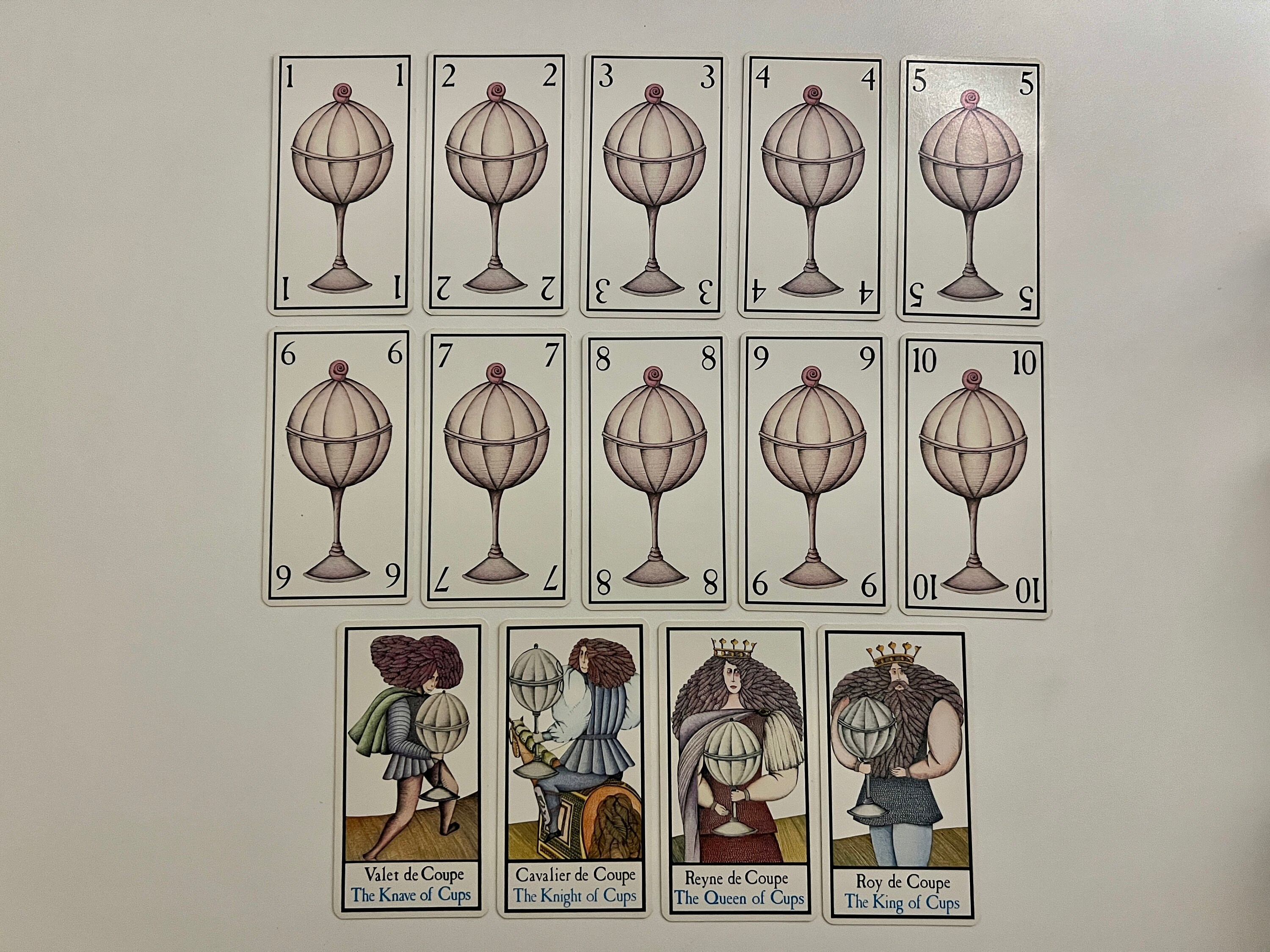 Minor Arcana Single Card (tarot Maddonni 1981) French Tarot