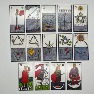 El Grand Tarot Esoterico 1976 by Fournier Vintage Edition Spanish Tarot Deck Deck Out of Print Classic Tarot published in Spain image 8