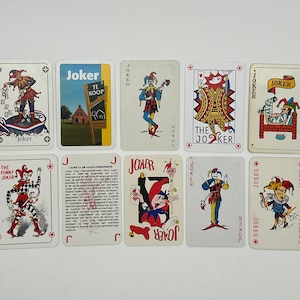 Carte Joker vintage (carte da gioco classiche) Collezione di carte Joker (carte sostitutive) Set di carte Arts & Crafts (carte scambiabili) - Lotto 83