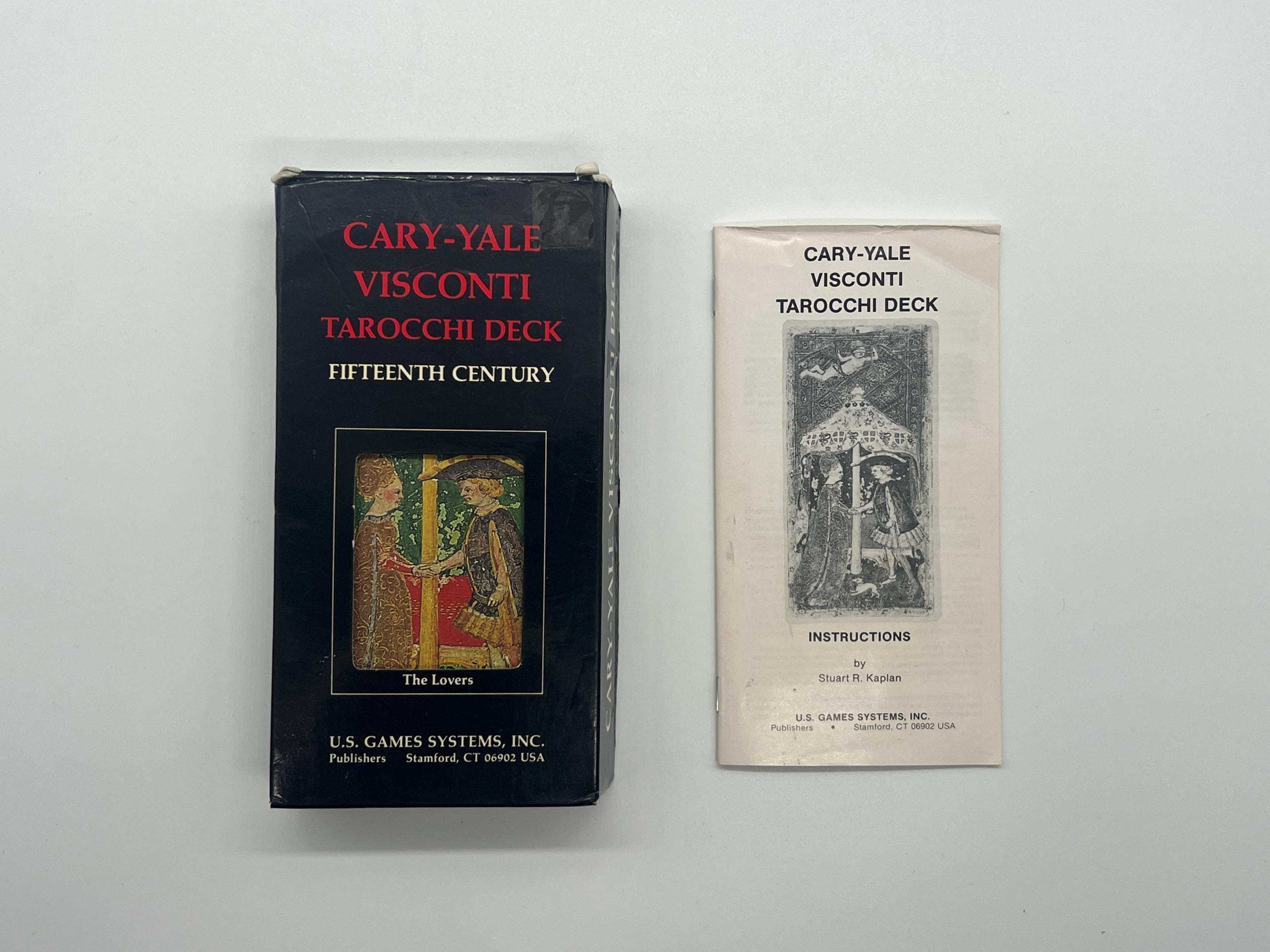 Vintage (1984) Cary-yale Visconti Tarot (XV Century) by US